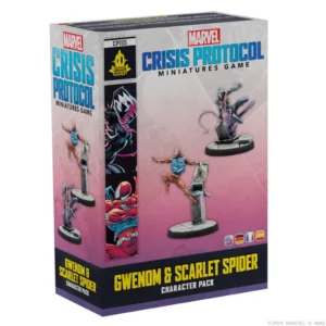 Retrouvez Gwenom et Scarlett Spider , un nouveau pack d'affiliation pour votre jeu favori Marvel crisis Protocol le jeu de figurines,