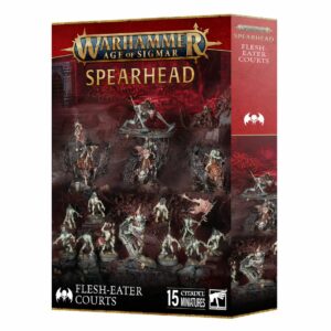 Découvrez la nouveauté Spearhead Flesh Eater Courts nouvelle Vanguard pour les armées Flesh Eater Courts à Age of Sigmar , idéal pour débuter