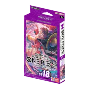 Découvrez le nouveau produit One Piece Starter deck ST18 un produit incontournable pour votre jeu de cartes favori