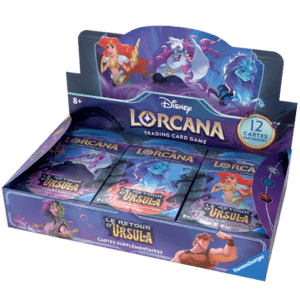 Découvrez Lorcana Le retour d'Ursula  ,une gamme de boosters , starters et accessoires dans l'Univers de Disnez , a decouvrir absolument