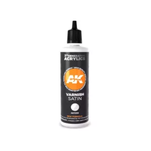 Maxireves a choisi pour vous ce superbe AK 3G Varnish Satin afin que vous puissiez découvrir la magnifique gamme AK 3G , une révolution dans votre hobby.