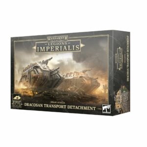 Dracosan Transport est la nouvelle unité pour les armées humaines des Solar Auxillia pour le jeu de figurines à l'echelle epic: Legion Imperialis