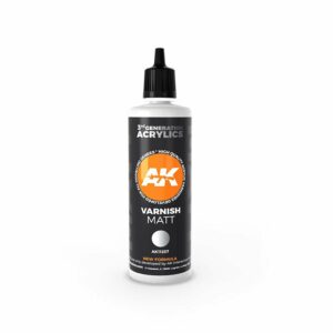 Maxireves a choisi pour vous ce superbe AK 3G Varnish Matt afin que vous puissiez découvrir la magnifique gamme AK 3G , une révolution dans votre hobby.