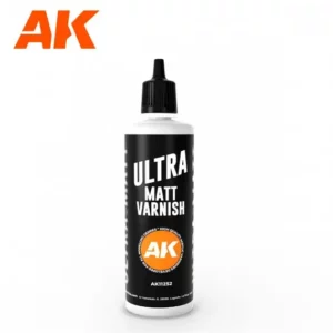 Maxireves a choisi pour vous ce superbe AK 3G Varnish Ultra matt afin que vous puissiez découvrir la magnifique gamme AK 3G , une révolution dans votre hobby.