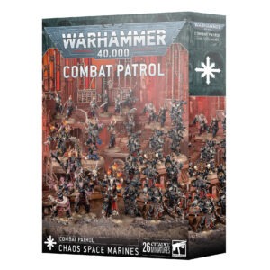 Découvrez les nouveautées de Games Workshop avec cette semaine la Combat Patrol V10 Space Marines du Chaos , l'occasion de débuter une nouvelle armée en V10