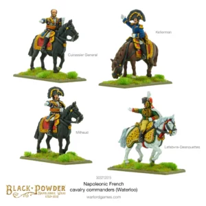 De superbes nouvelles figurines de Warlord games pour vos parties de Legion d'Honneur ou Black Powder : Napoleonic French Cavalry Commanders