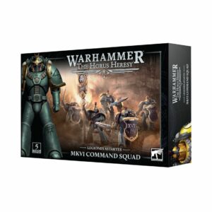 Découvrez la nouvelle boite MKVI Command Squad et jouez les humains à Horus Heresy pour des batailles emblématiques du 30ème millénaire