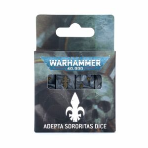 Découvrez la nouvelle sortie pour warhammer 40k avec les Adepta Sororitas Dice , l'occasion de redecouvrir votre armée favorite