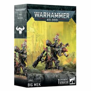 Découvrez la superbe nouveauté de Games Workshop avec la figurine de Ork Big Mek , un atout precieux dans vos armées Ork , à acquerir absolument