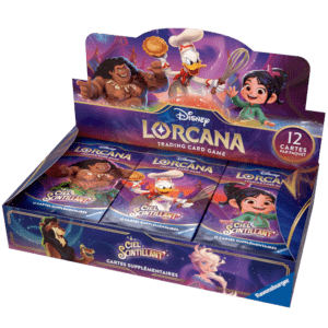 Découvrez Display Lorcana : Ciel Scintillant la nouvelle édition de ce superbe jeu de cartes à jouer et à collectionner dans l'univers de Disney