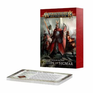 découvrez les PACK DE FACTION: CITIES OF SIGMAR un outil inidspensable pour fluidifier vos parties de la nouvelle version d'Age of Sigmar