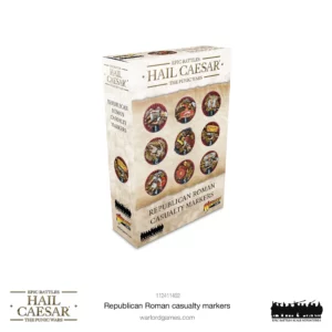 Republican Roman casualty markers est une nouvelle boite pour le jeu de figurines Epique en 6mm Epic Battles Hail Caezar, de super ajouts pour le starter