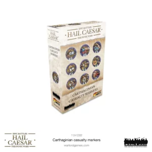 Republican Carthaginian casualty markers est une nouvelle boite pour le jeu de figurines Epique en 6mm Epic Battles Hail Caezar, de super ajouts pour le starter