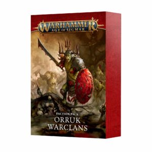 découvrez les PACK DE FACTION: ORRUK WARCLANS un outil inidspensable pour fluidifier vos parties de la nouvelle version d'Age of Sigmar