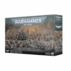 Découvrez les nouveautées de Games Workshop avec cette semaine la Battleforce Ordo Hereticus , l'occasion de débuter une nouvelle armée en V10