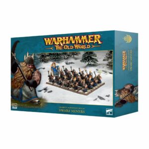 OLD WORLD Dwarf Miners , nouveauté pour le jeu Old World nouvelle version de Warhammer Old World , barbus à vos armes !!!