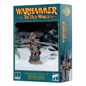 OLD WORLD Dwarf King with Oathstone , nouveauté pour le jeu Old World nouvelle version de Warhammer Old World , barbus à vos armes !!!