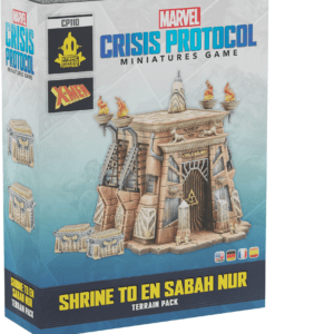 Retrouvez Shrine to en Sabah Nur, un nouveau pack pour votre jeu favori Marvel crisis Protocol le jeu de figurines,