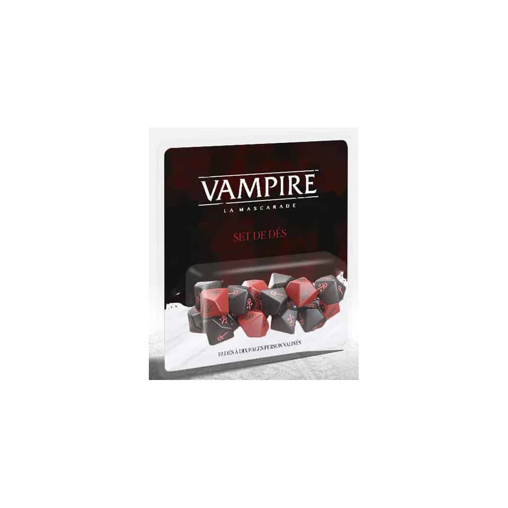 Découvrez le Vampire : la Mascarade V5 - Set de Dés Blister, ajout parfait ou sublime pour tout joueurs ou collectionneurs de Vampire La Mascarade