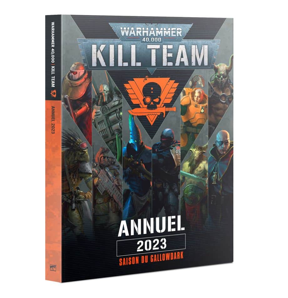 découvrez le Kill Team Annual 2023 un superbe ouvrage regroupant les mises a jour des règles des unités pour notre jeu d'escarmouche favori