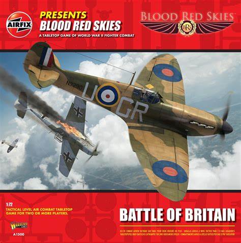 Airfix Blood Red Skies c'est un super jeu en collaboration avec le maquettiste Airfix et l'excellent jeu produit par Warlord Games BLood red skies