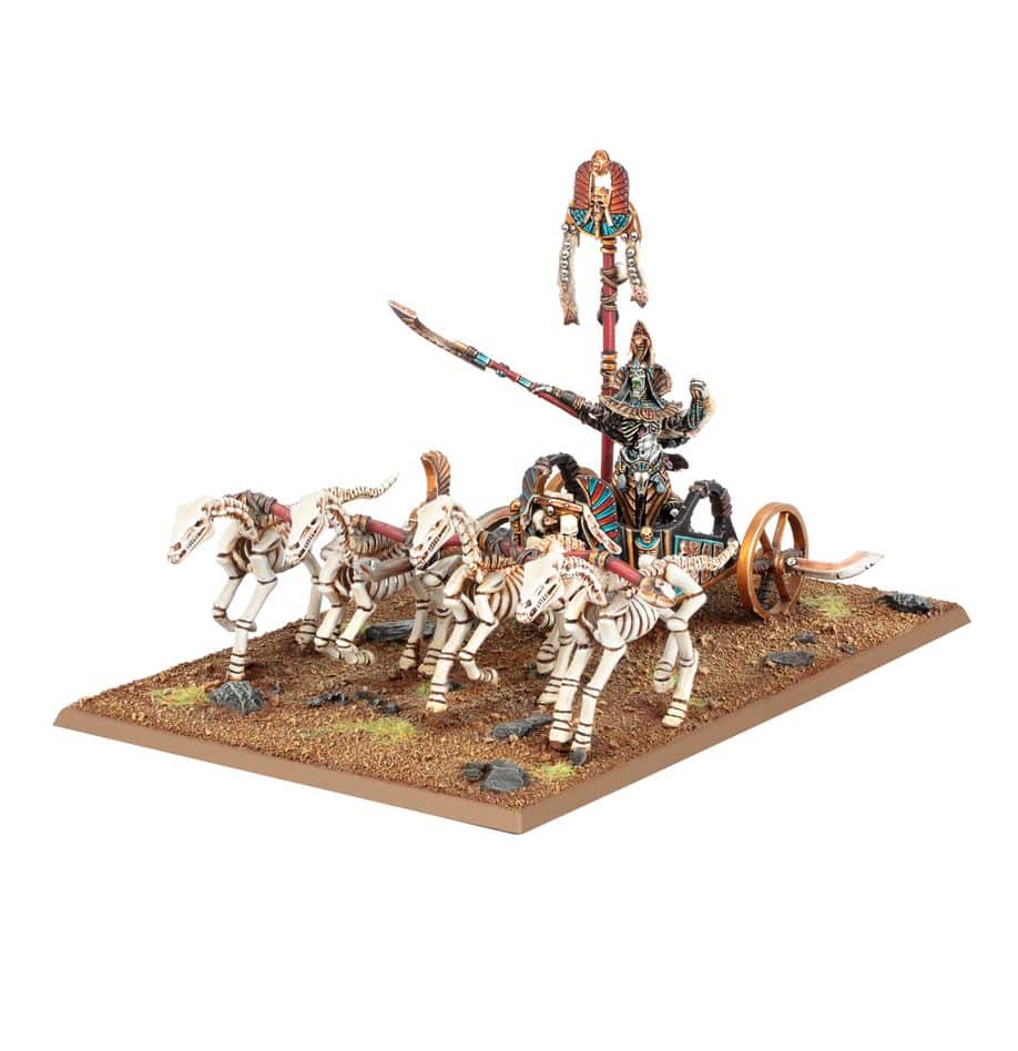 Découvrez les nouvelles sorties de Games Workshop avec la superbe boite d'OLD WORLD TOMB KINGS : SETTRA L'IMPÉRISSABLE, dans votre boutique !