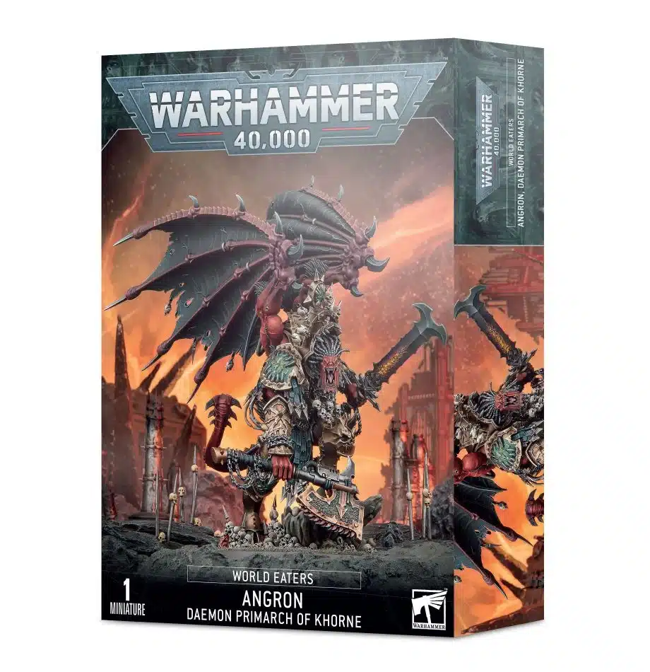 Découvrez les nouvelles sorties pour Warhammer 40K avec Angron Primarque Démon de Khorne