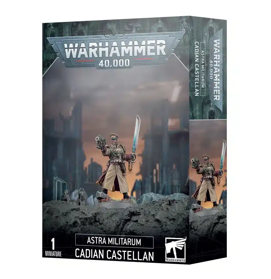 Découvrez les nouvelles sorties de Games Workshop avec la superbe boite de la Castellan Cadien disponible dans votre boutique favorite