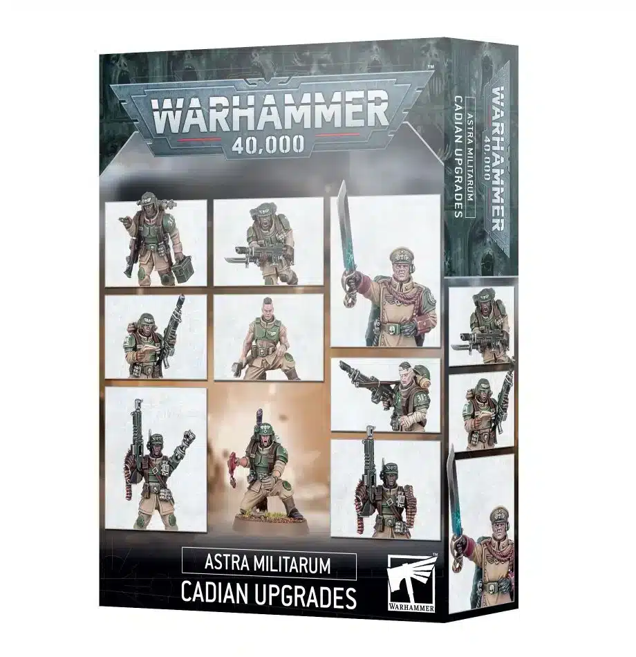 Découvrez les nouvelles sorties de Games Workshop avec la superbe boite d' Améliorations Cadiennes  disponible dans votre boutique favorite