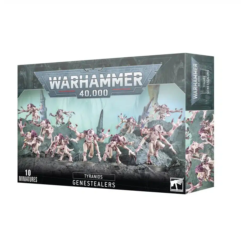 Découvrez les nouvelles sorties de Games Workshop avec les superbes Tyranids Genestealers disponible dans votre boutique favorite