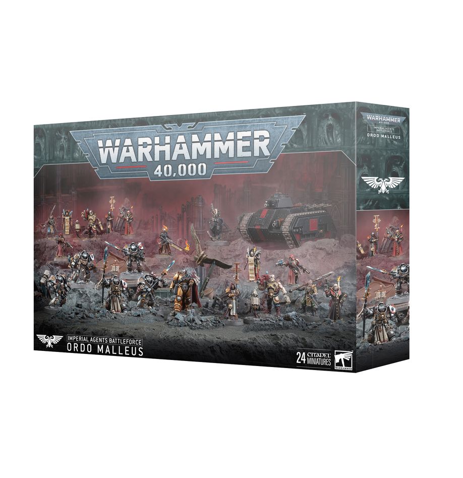 Découvrez les nouveautées de Games Workshop avec cette semaine la Battleforce Ordo Malleus