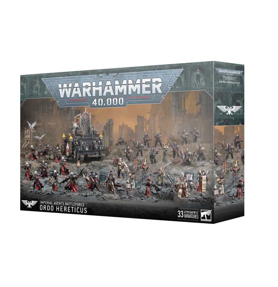 Découvrez les nouveautées de Games Workshop avec cette semaine la Battleforce Ordo Hereticus