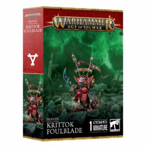 Découvrez la nouveauté de la semaine pour les armées du Rat Cornu avec la superbe boite Skaven : Krittok Foulblade de Games wOrkshop