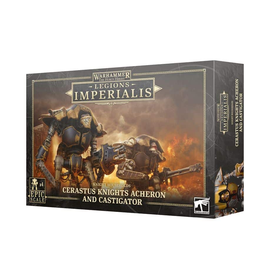 Cerastus Knights Acheron est la nouvelle unité pour les Legions Astartes pour le jeu de figurines à l'echelle epic