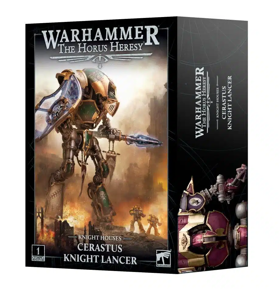 Découvrez le superbe Chevalier Lancier Cerastus pour Horus Heresy 