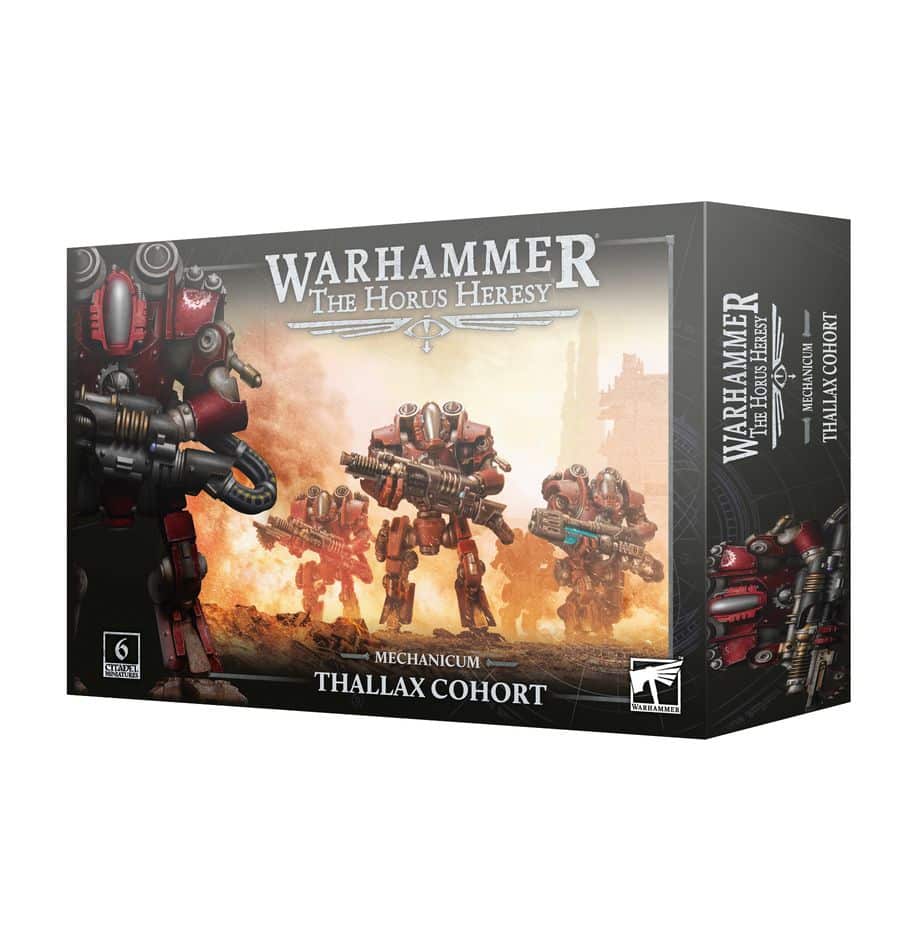 Découvrez la nouvelle boite Horus Heresy Mechanicum Thallax Cohort pour jouer les Mechanicum dans le jeu Horus Heresy de Games