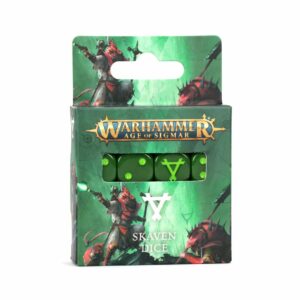 Découvrez la nouveauté de la semaine pour les armées du Rat Cornu avec la superbe boite Skaven : Dice Set de Games wOrkshop