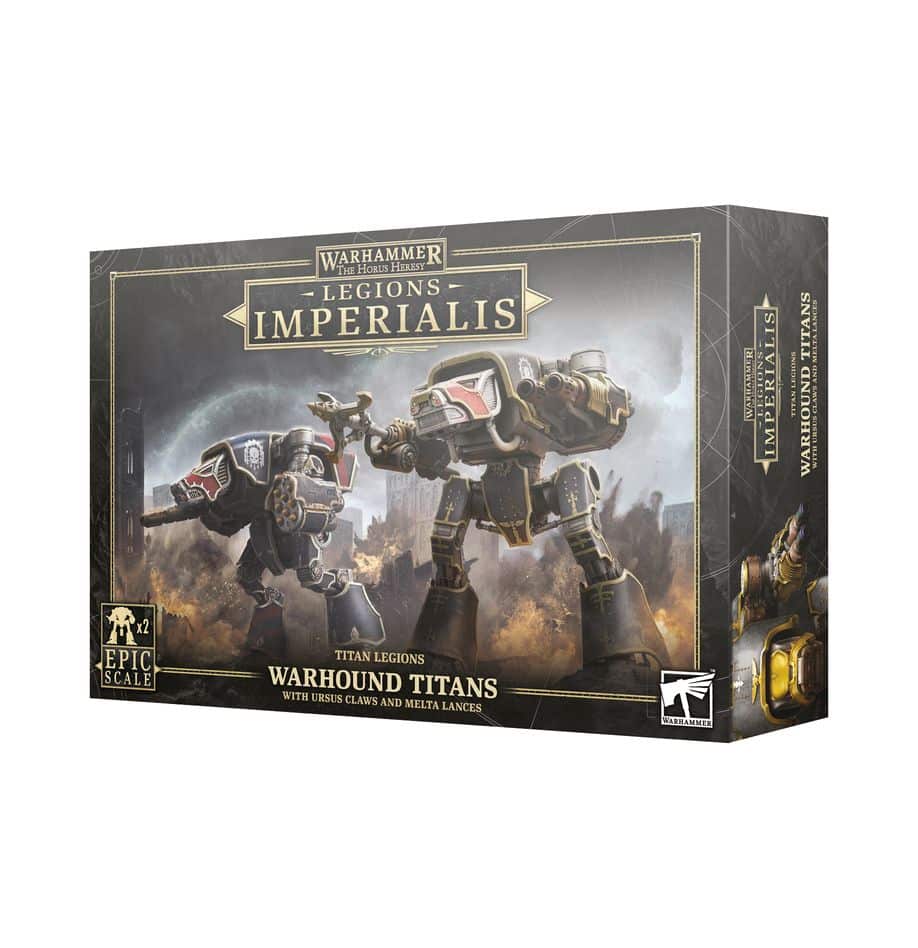 Warhound Titans with Ursus Claws est la nouvelle unité pour les armées Astartes pour le jeu de figurines à l'echelle epic