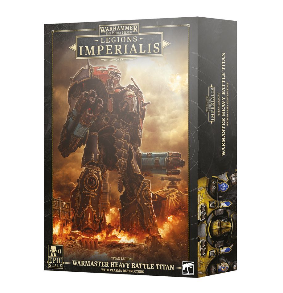 Warmaster Heavy Battle Titan est la nouvelle unité pour les armées Astartes pour le jeu de figurines à l'echelle epic