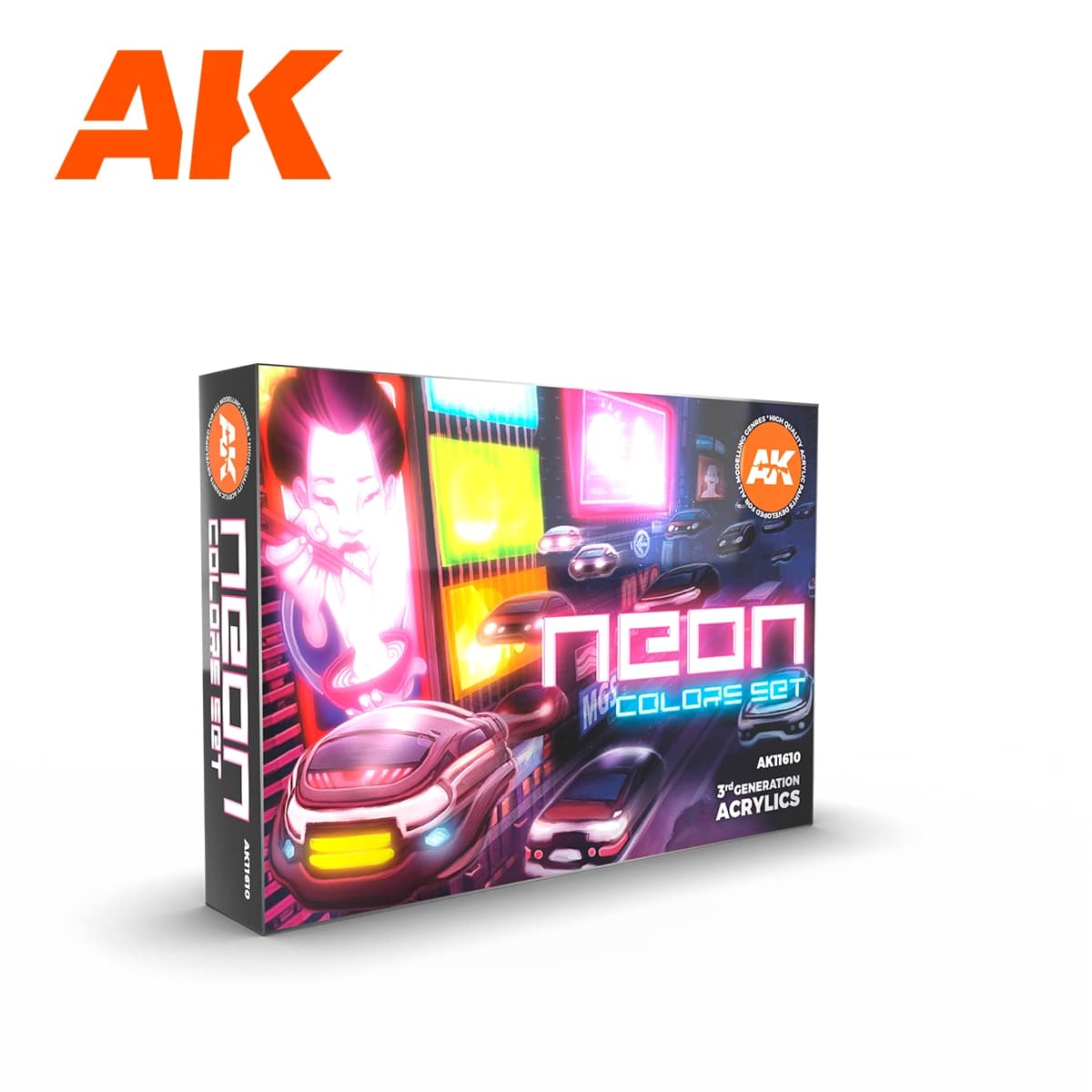 Maxireves a choisi pour vous ce superbe AK 3G NEON COLORS SET afin que vous puissiez découvrir la magnifique gamme de set AK 3G