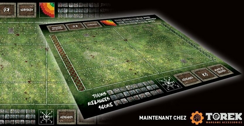 Découvrez Blood Bowl and Blood Bowl 7s un super tapis pour jouer à 12 ou à 7 joueurs