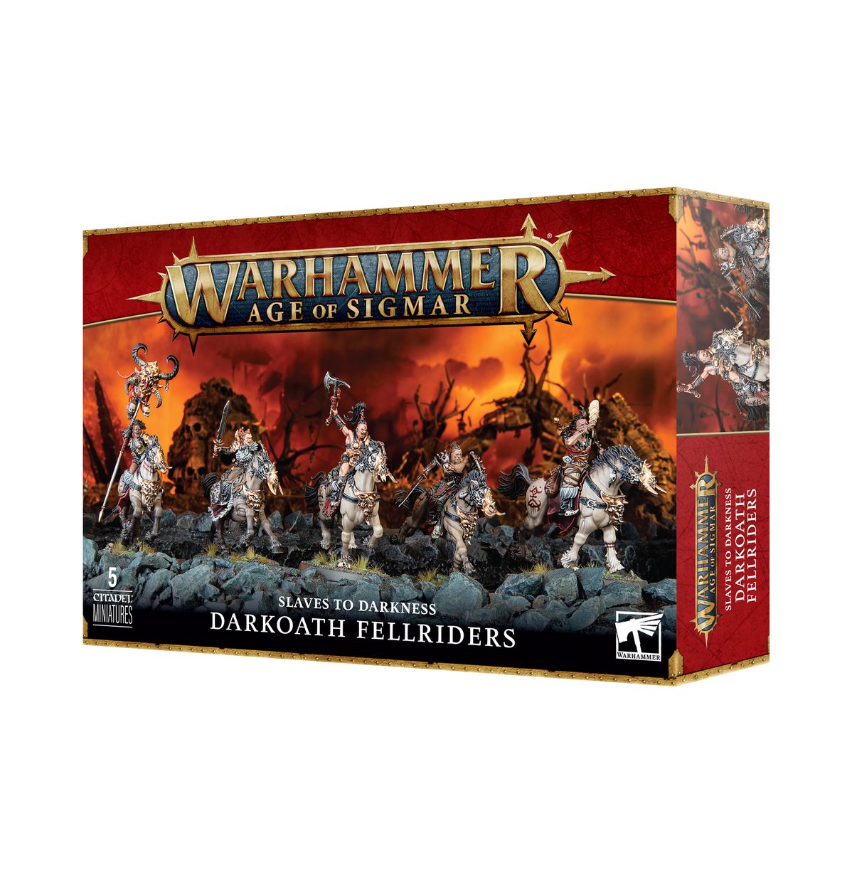 Decouvrez les nouvelles sorties de Games Workshop de cette semaine avec les Slaves to Darkness Darkoath Fellriders pour Age of Sigmar