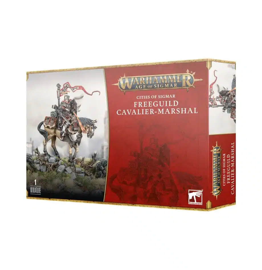 Decouvrez les nouveautées des cities of Sigmar avec Freeguild Cavalier Marshal