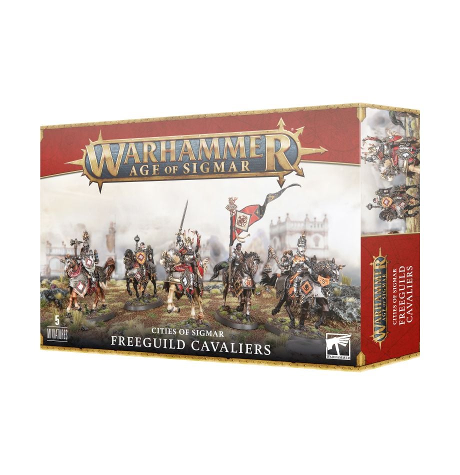 Decouvrez les nouveautées des cities of Sigmar avec Freeguild Cavaliers