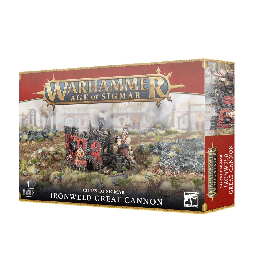 Decouvrez les nouveautées des cities of Sigmar avec la superbe boite de Ironweld Great Cannon