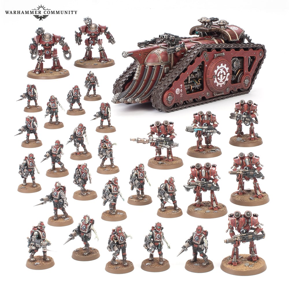 Découvrez la nouvelle boite Horus Heresy Mechanicum Battle Group et jouez les humains à Horus Heresy pour des batailles emblématiques du 30ème millénaire