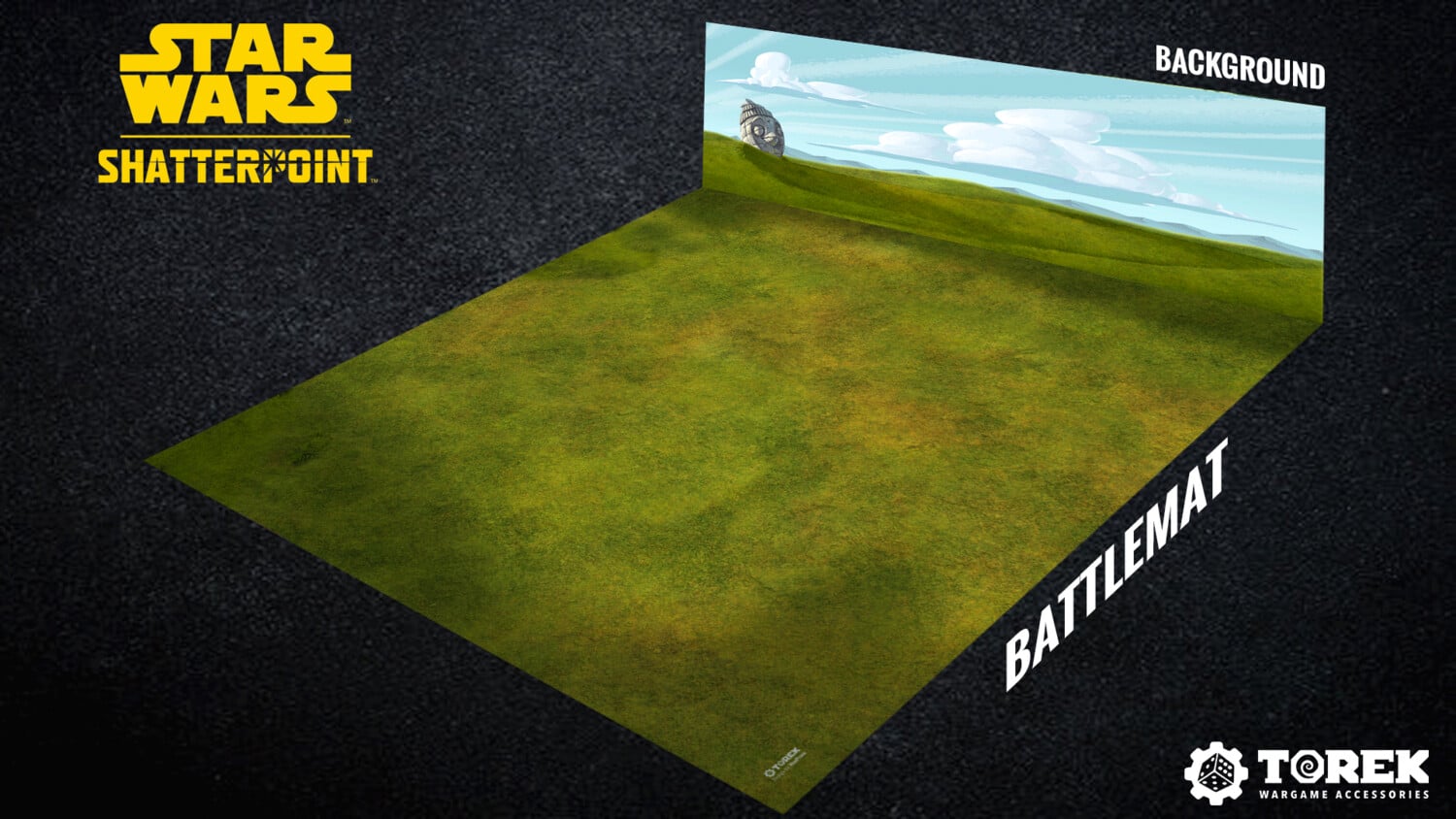 Shatterpoint Tapis Naboo qui vous permettra une immersion facile et rapide dans vos parties de Star Wars Shatterpoint