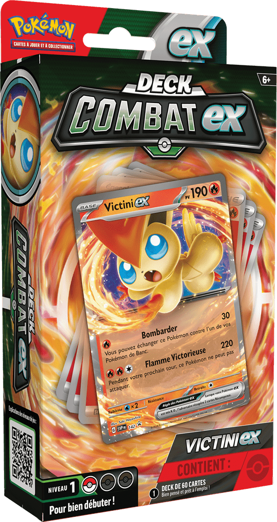 Découvrez la nouvelle édition de Pokemon Deck de combat Victini avec encore une fois des cartes superbes et de nouveaux mecanismes de jeux