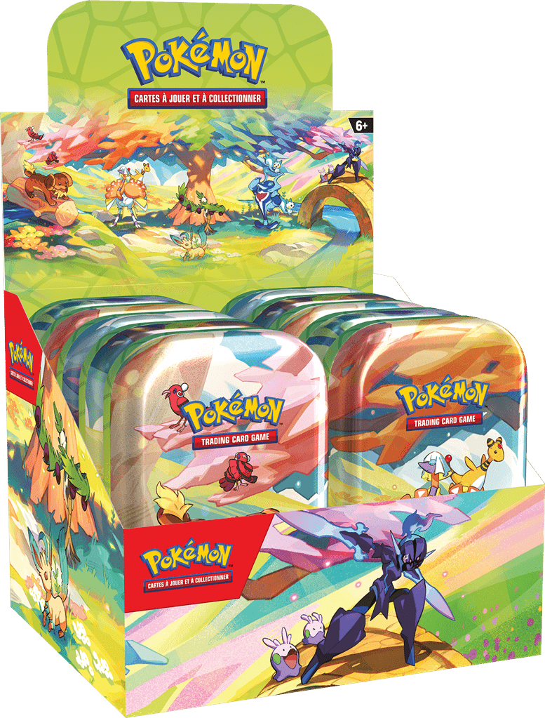 Découvrez la nouvelle édition de Pokemon Display 10 mini tin Q2 2024 avec encore une fois des cartes superbes et de nouveaux mecanismes de jeux