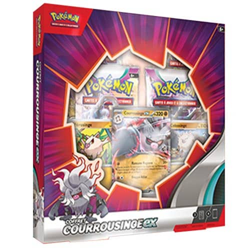 Découvrez la nouvelle édition de Pokemon Coffret Courrousinge EX avec encore une fois des cartes superbes et de nouveaux mecanismes de jeux